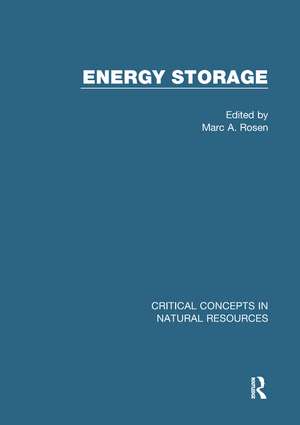 Energy Storage de Marc Rosen