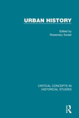 Urban History de Rosemary Sweet