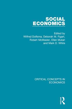 Social Economics de Wilfred Dolfsma