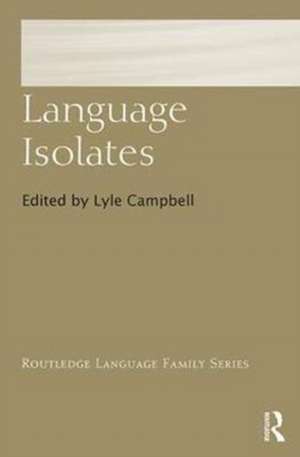 Language Isolates de Lyle Campbell