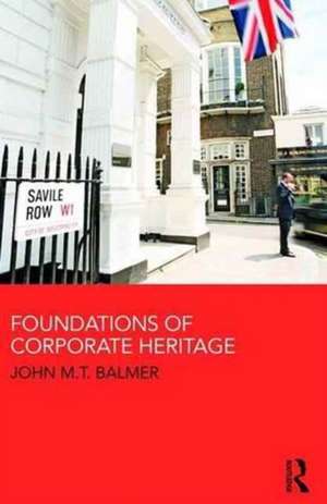 Foundations of Corporate Heritage de John Balmer