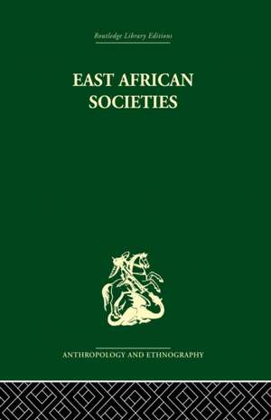 East African Societies de Aylward Shorter