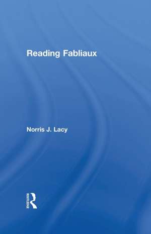 Reading Fabliaux de Norris J. Lacy