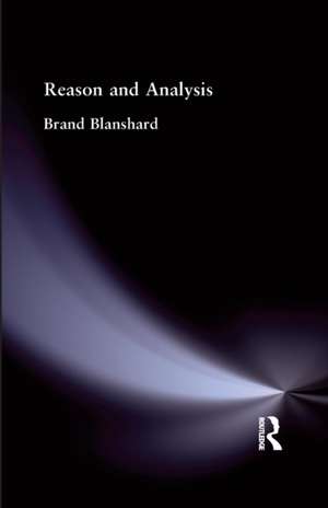 Reason and Analysis de Brand Blanshard