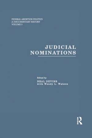 Judicial Nominations de Neal Devins