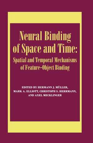 Neural Binding of Space and Time: Spatial and Temporal Mechanisms of Feature-object Binding: A Special Issue of Visual Cognition de Mark Elliott