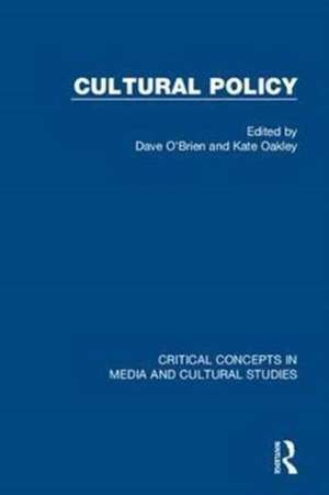 Cultural Policy de Dave O'Brien