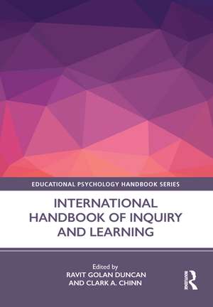 International Handbook of Inquiry and Learning de Ravit Golan Duncan