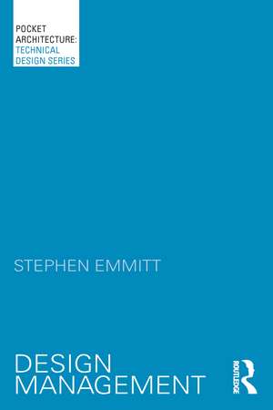 Design Management de Stephen Emmitt