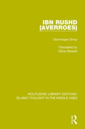 Ibn Rushd (Averroes) de Dominique Urvoy