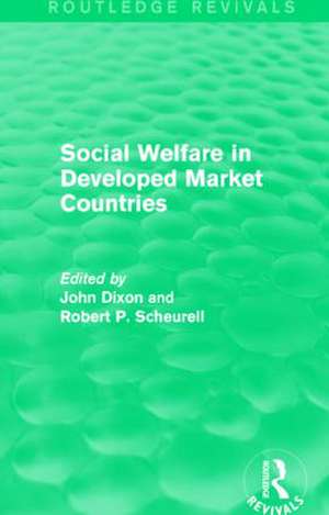 Social Welfare in Developed Market Countries de John Dixon