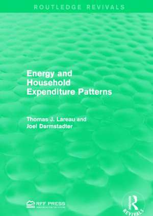 Energy and Household Expenditure Patterns de Thomas J. Lareau