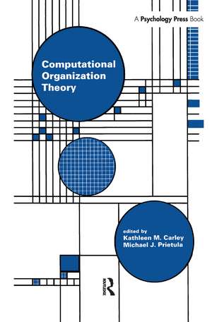 Computational Organization Theory de Kathleen M. Carley