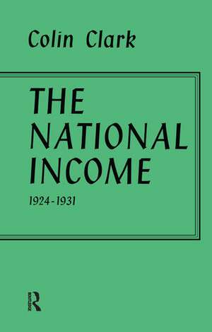 National Income 1924-1931 de Colin Clark