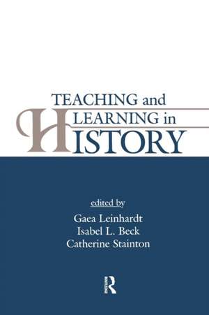 Teaching and Learning in History de Ola Hallden