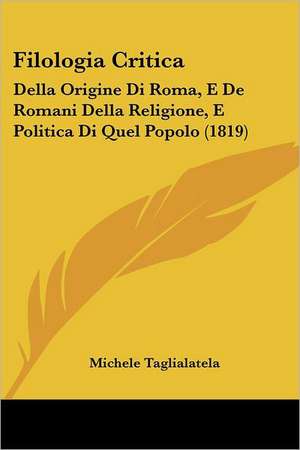 Filologia Critica de Michele Taglialatela