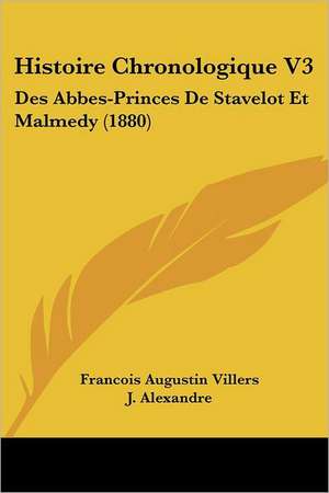 Histoire Chronologique V3 de Francois Augustin Villers