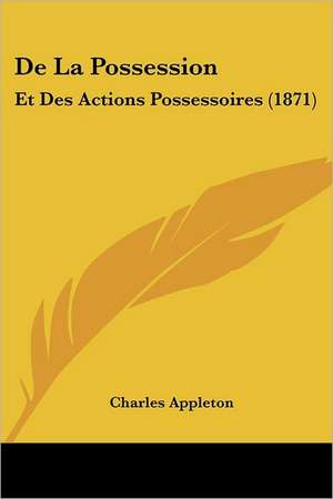 De La Possession de Charles Appleton