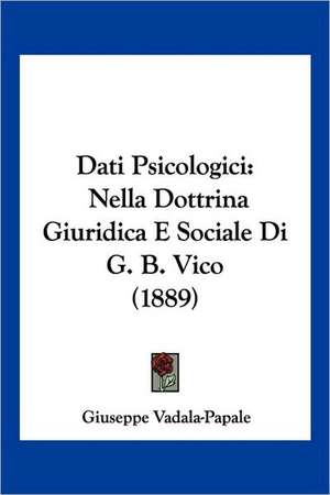 Dati Psicologici de Giuseppe Vadala-Papale