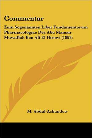 Commentar de M. Abdul-Achundow