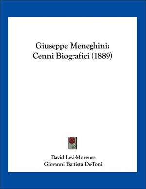 Giuseppe Meneghini de David Levi-Morenos