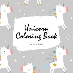 Cute Unicorn Coloring Book for Children (8.5x8.5 Coloring Book / Activity Book) de Sheba Blake