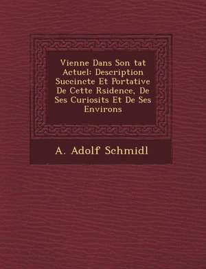 Vienne Dans Son Tat Actuel: Description Succincte Et Portative de Cette R Sidence, de Ses Curiosit S Et de Ses Environs de A. Adolf Schmidl