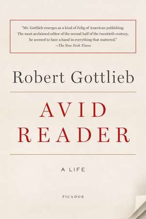 Avid Reader de Robert Gottlieb