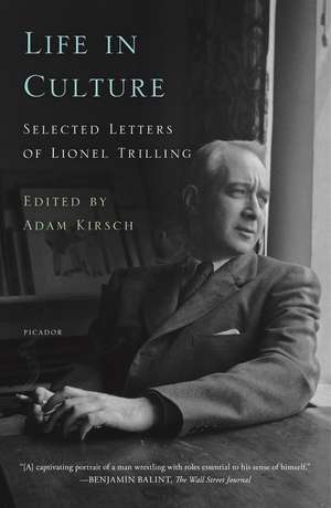 Life in Culture de Lionel Trilling