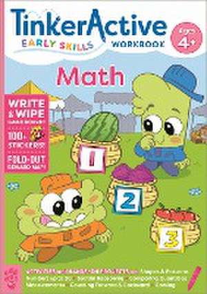 TinkerActive Early Skills Math Workbook Ages 4+ de Nathalie Le Du