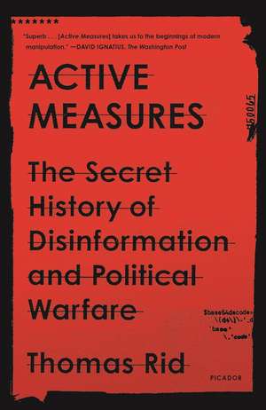 Active Measures de Thomas Rid