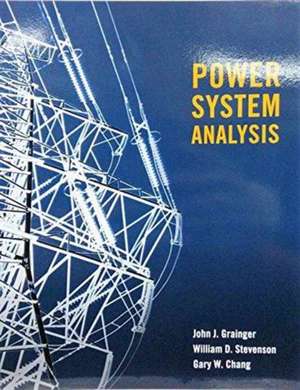 POWER SYSTEMS ANALYSIS (SI) de John Grainger