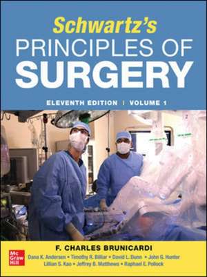 Schwartz's Principles of Surgery 2-volume set 11th edition de F. Brunicardi