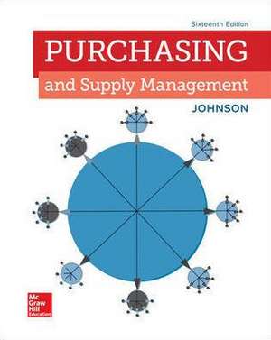 Loose Leaf for Purchasing and Supply Management de P Fraser Johnson