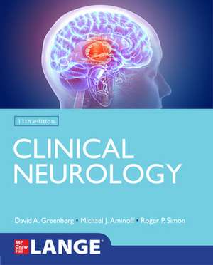 Lange Clinical Neurology, 11th Edition de David Greenberg