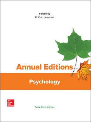 Annual Editions: Psychology de R. Eric Landrum