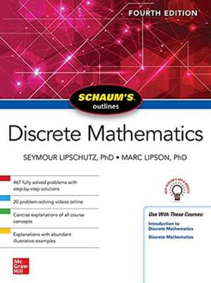 Schaum's Outline of Discrete Mathematics, Fourth Edition de Seymour Lipschutz