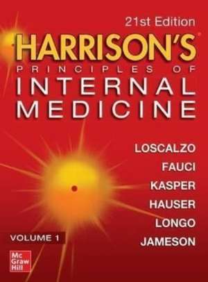 Harrison's Principles of Internal Medicine, Twenty-First Edition Vol 1 & 2 Set de Joseph Loscalzo