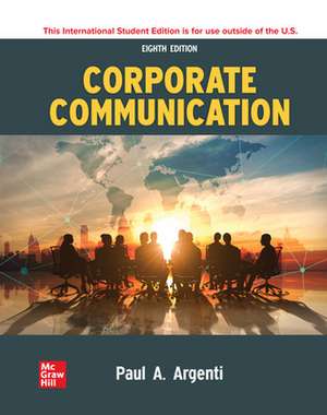 Corporate Communication ISE de Paul A Argenti