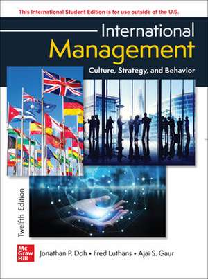 International Management: Culture Strategy and Behavior ISE de Fred Luthans