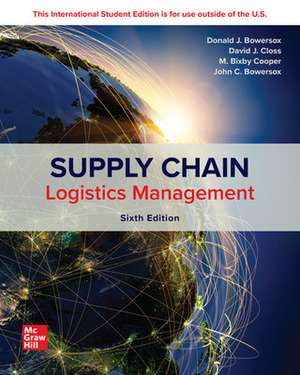 Supply Chain Logistics Management ISE de Donald Bowersox