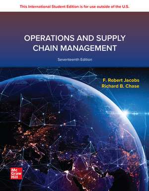 Operations and Supply Chain Management ISE de F. Robert Jacobs