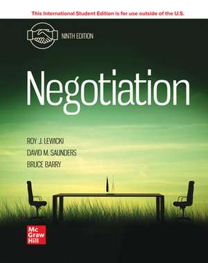 Negotiation ISE de Roy Lewicki