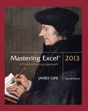 Mastering Excel 2013: A Problem-Solving Approach de James Gips