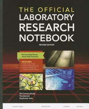 The Official Laboratory Research Notebook (50 Duplicate Sets) de Jones & Bartlett