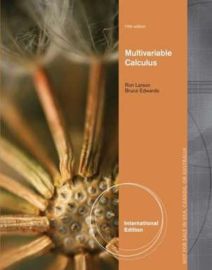 Multivariable Calculus, International Edition de Ron Larson