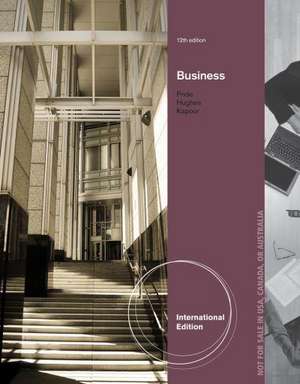 Business, International Edition de William M. Pride