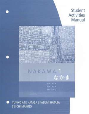 Sam for Hatasa/Hatasa/Makino S Nakama 1: Japanese Communication Culture Context, 3rd de Yukiko Abe Hatasa