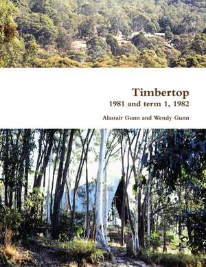 Timbertop 1981 and term 1, 1982 de Alastair Gunn