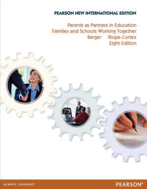 Parents as Partners in Education de Eugenia Hepworth Berger